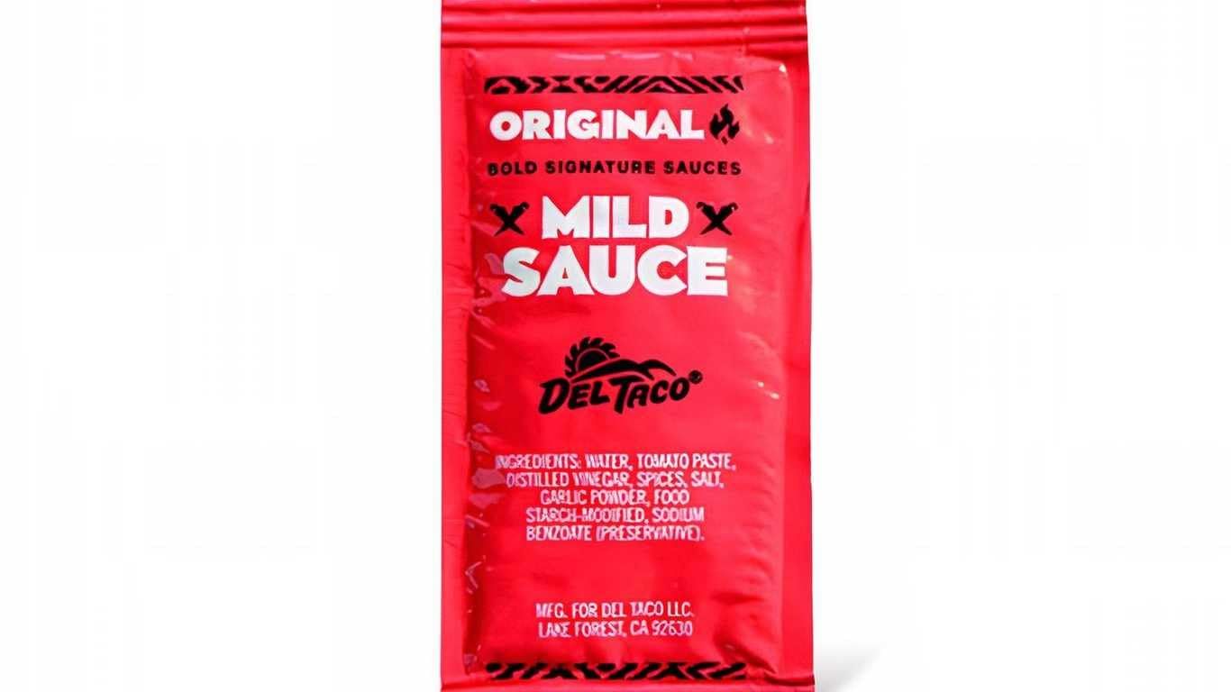 Doofie Deals Del Taco Sauce Packets - Mild - 20 Packets