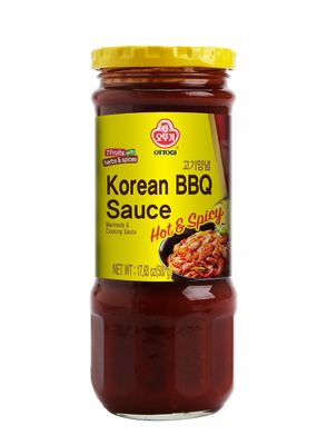 OTTOGI Authentic Korean BBQ Sauce Hot &amp; Spicy, Marinade &amp; Cooking Sauce 500g