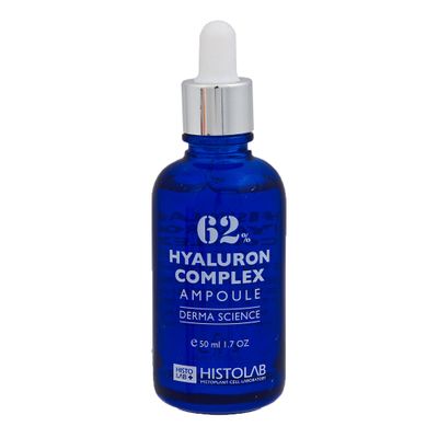 62% Hyaluron Complex Korean Beauty Serum - Deep Hydration &amp; Anti-Aging Ampoule for Dry Skin - Reduces Wrinkles &amp; Boosts Elasticity with Snail Filtrate &amp; Rose Water