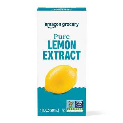 Amazon Grocery, Pure Lemon Extract, 1 Fl Oz (Previously Amazon Fresh, Packaging May Vary)