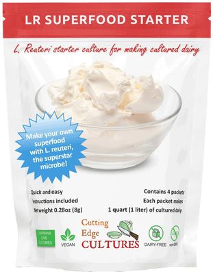 LR SuperFood Starter Culture L. Reuteri ProBiotic Cultured Dairy Low And Slow Yogurt Lactobacillus