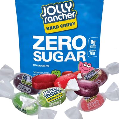 Jolly RanchersZero Sugar Assorted Fruit Flavored Hard Candy Bag, 1 LB