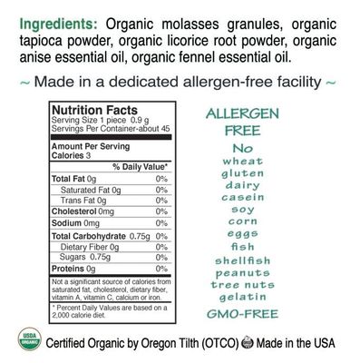 St. Claire's Organic Herbal Pastilles, (Licorice, 1.5 Ounce Tin, Bundle of 3) Gluten-Free, Vegan, GMO-Free, Plant-based, Allergen-Free Made in our Allergen-Free facility
