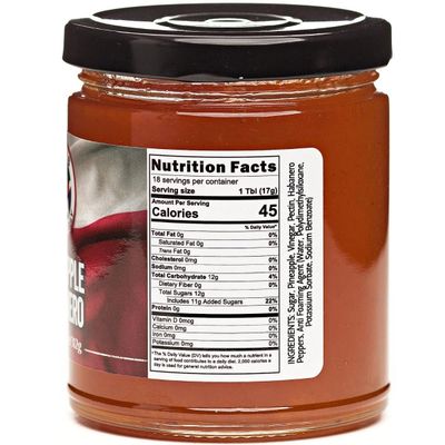 Texas Pepper Jelly Pineapple Habanero Jelly Net Wt. 11 oz (312 g)