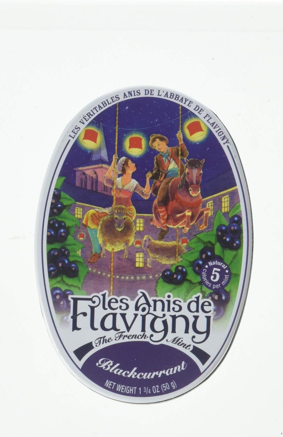 Les Anis de Flavigny Blackcurrant Flavored Hard Candy 50 g