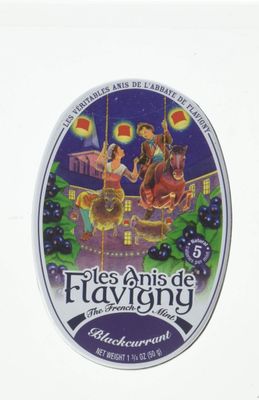 Les Anis de Flavigny Blackcurrant Flavored Hard Candy 50 g