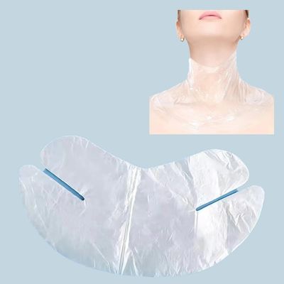 WZLL.SLSP 100 Sheets Plastic Neck MaskDiy Disposable Neck Facial Mask,Lock In Water And Moisturize Persistently