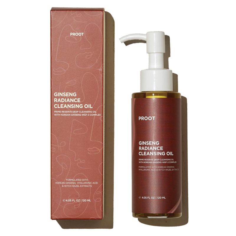PROOT Ginseng Cleansing Oil Ginseng Cleansing Oil For Face Korean Ginseng Cleansing Oil Ginseng Cleanser Oil for At-Home Skincare