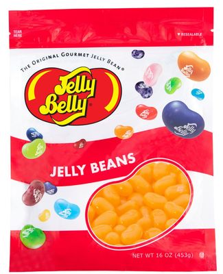 Jelly Belly Cantaloupe Jelly Beans - 1 Pound (16 Ounces) Resealable Bag - Genuine, Official, Straight from the Source