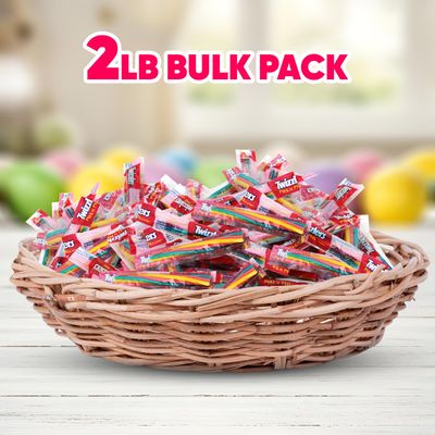 TwizzlerStrawberry Blast Licorice, Easter Candy Individually Wrapped, Ideal Easter Eggs Fillers for Holiday Gatherings, Candy Bowls, Party Favors, Classroom Rewards, Family Celebrations (2 Lb)