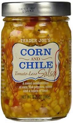 Trader Joe&#39;s Corn and Chile Tomato-less Salsa 13.75 oz