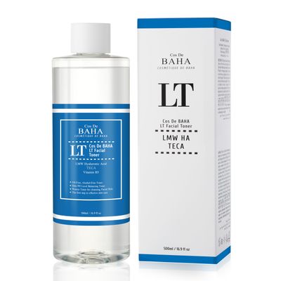 anthenol &amp; Low Molecular Hyaluronic Acid Toner 500ml - Moisturizing &amp; Refreshing Facial Toner with Centella Asiatica, 16.90 fl oz (16.90 Fl Oz)
