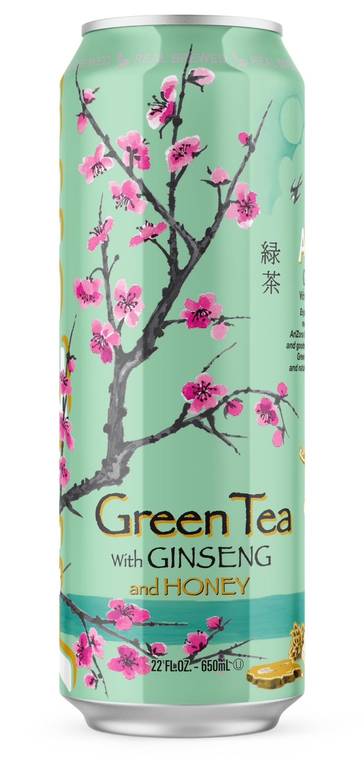 Arizona, Green Tea with Ginseng &amp; Honey, 23 fl oz