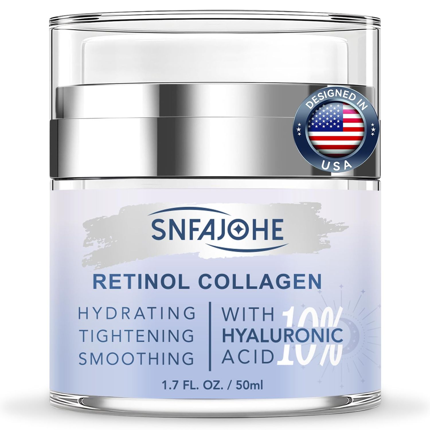Instant Face Lift Cream with Retinol &amp; Collagen Hyaluronic Acid Neck Cream for Tightening and Firming - Anti-Aging Face Moisturizer for Women &amp; Men,Retinol Cream for Face - 1.7 Fl Oz