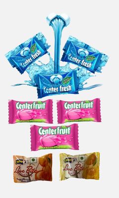 Center Fresh, Chewing Gum 20pc mint and 20pc stawbeery TOTAL Pack of 40, and 2pc extra (Lovebite candy) total pc 42.