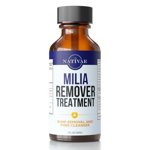 Milia Remover Treatment for Eyes &amp; Face - Milia Spot Treatment with Salicylic Acid &amp; Tea Tree Oil - Milia Acne Serum
