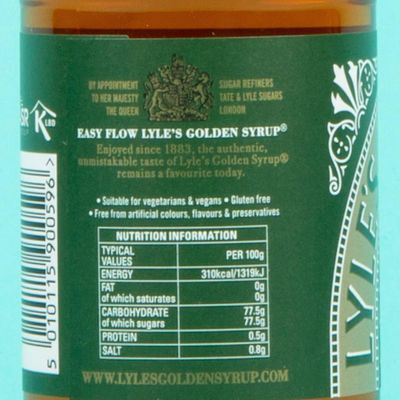 Lyle's Golden Syrup, Original, 325g (Pack of 1)