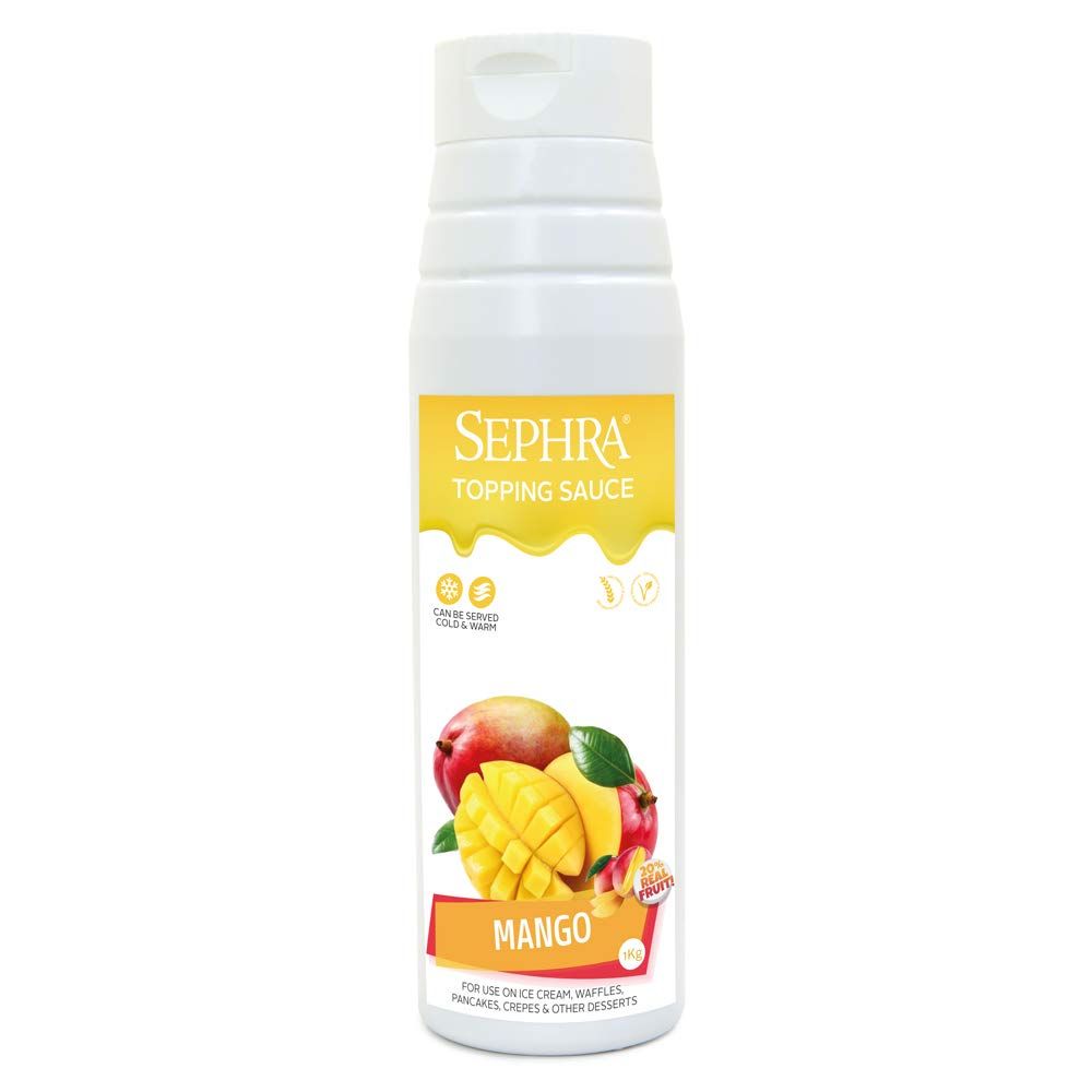 Sephra Topping/Dessert Sauce - 2.2lb Squeezy Bottle (Mango)