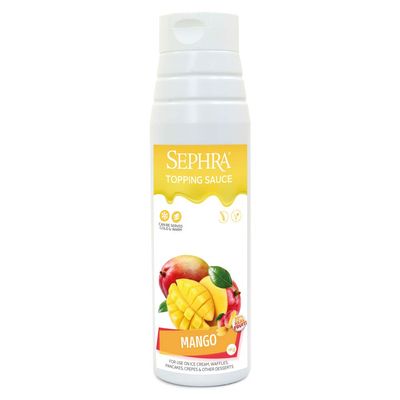 Sephra Topping/Dessert Sauce - 2.2lb Squeezy Bottle (Mango)