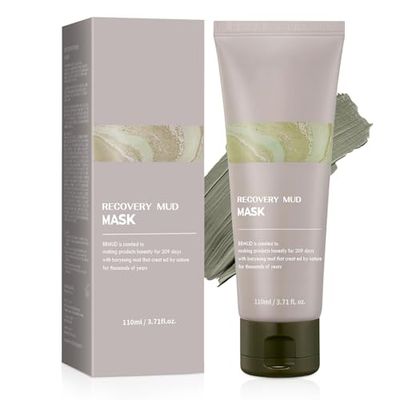 tardiy Recovery Mud Mask, Relief Mud Mask, Korean Mud Masks for Face, Deeply Clean Pores, Moisturize and Control Oil