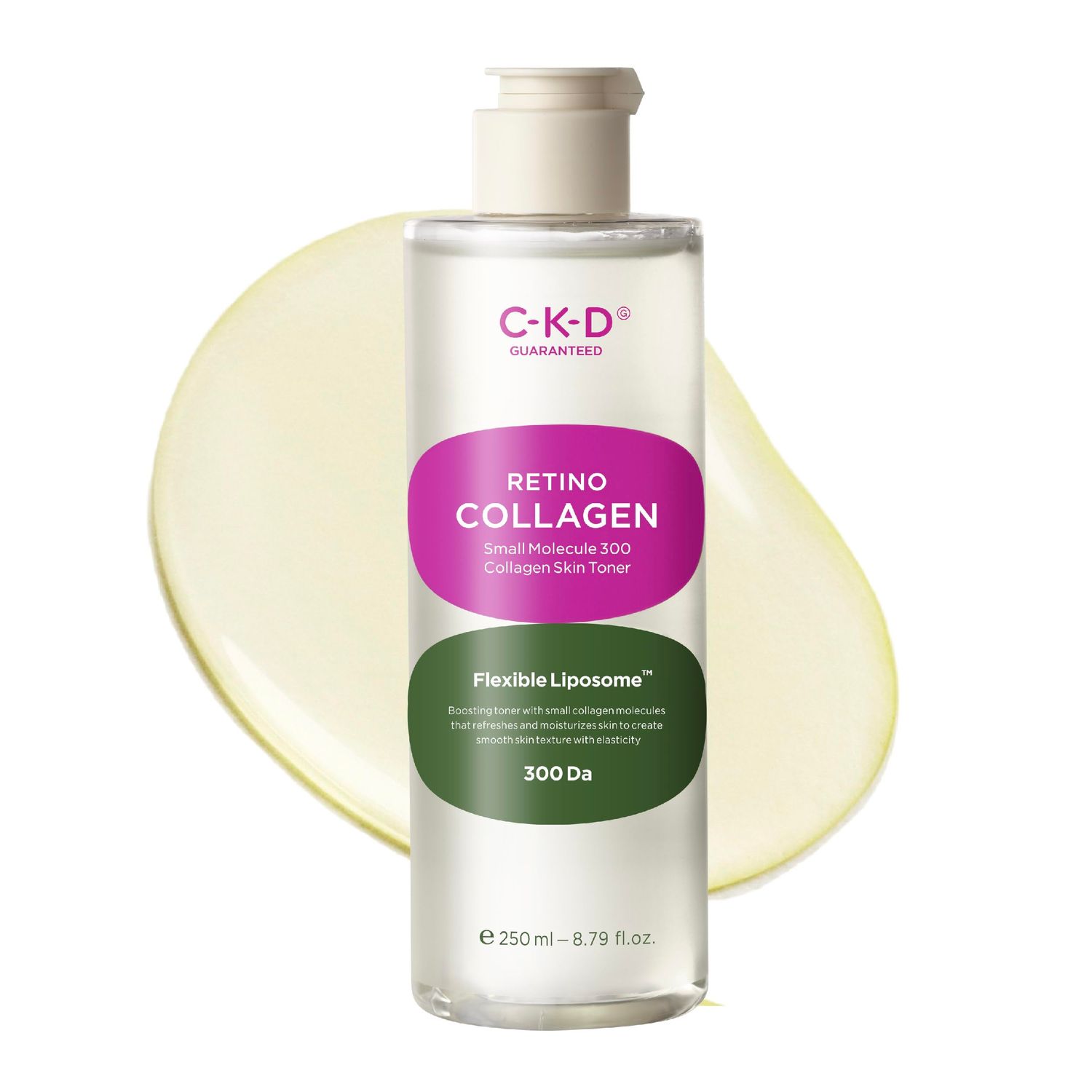 CKD Retino Collagen Skin Toner - Gentle Daily Korean Toner for Hydrating and Smoothing and Skin Texture Improvement. Suitable for Sensitive and Dry Skin. Korean Skin Care. 8.79 fl oz