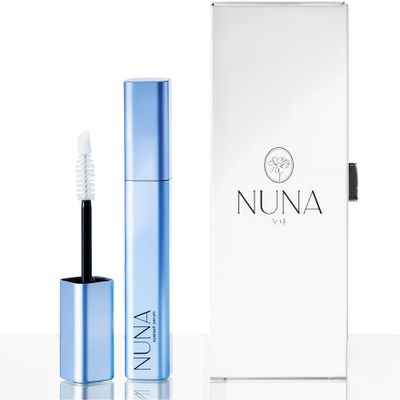 NUNA Eyelash Growth Support Serum 6ml - Eye Lash and Eyebrow Enhancing Serum for Women &amp; Men with Biotin - Korean Multi Peptide &amp; Natural Extracts - Promotes Fuller and Longer Lashes - 6 Month Supply