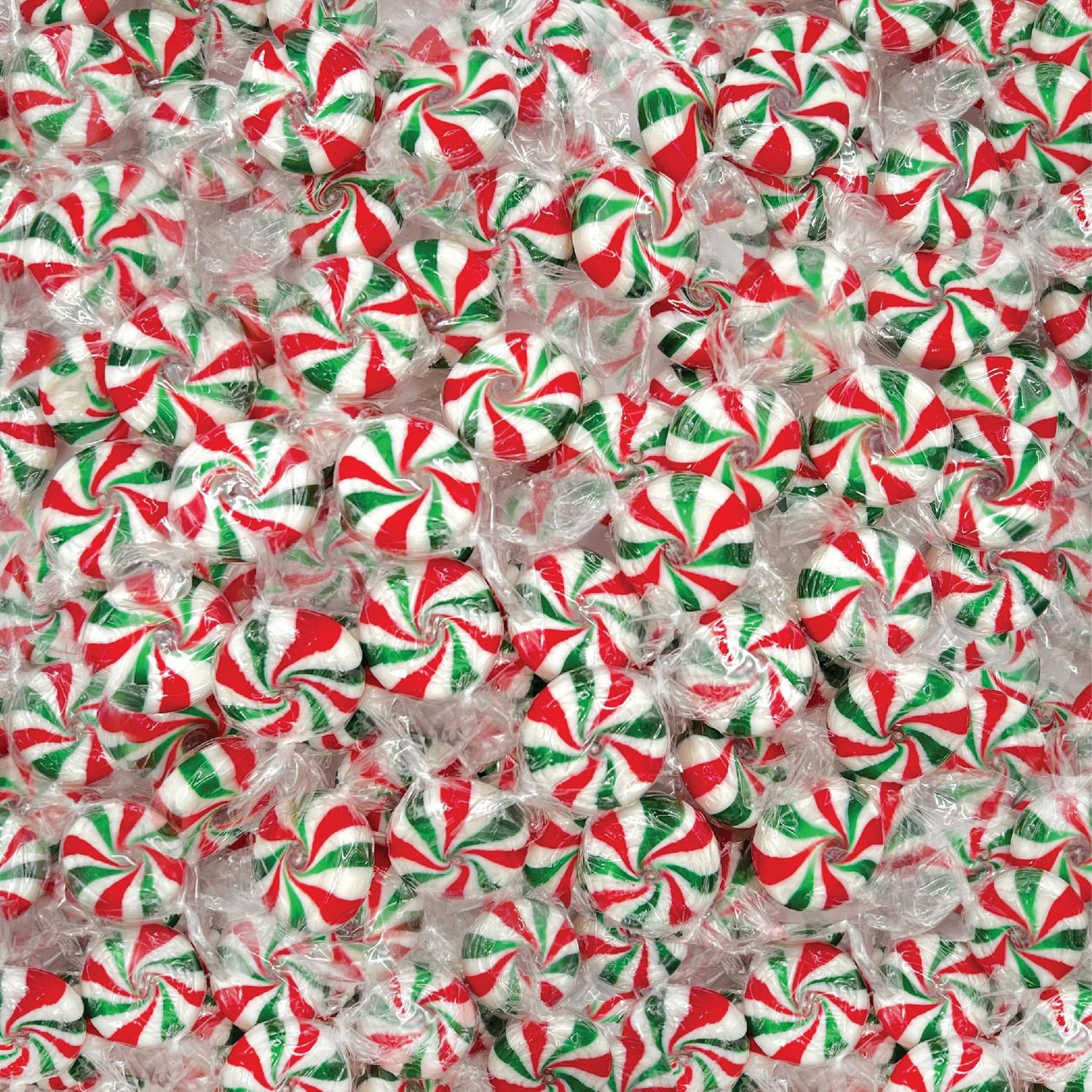 Starlight Mints - 2 Pound Bulk Pack (About 150 Count) - Peppermint Pinwheel Hard Candy