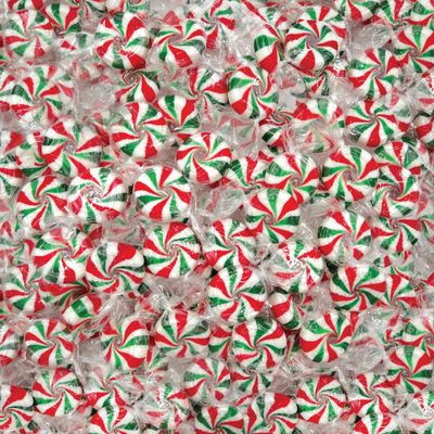 Starlight Mints - 2 Pound Bulk Pack (About 150 Count) - Peppermint Pinwheel Hard Candy