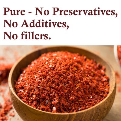 The Spice Way Gochugaru korean red pepper flakes - 8 oz - Premium Quality red pepper flakes &amp; All-Natural Seasoning - Perfect Ingredient for Kimchi, Stir-Fries, Soups and More
