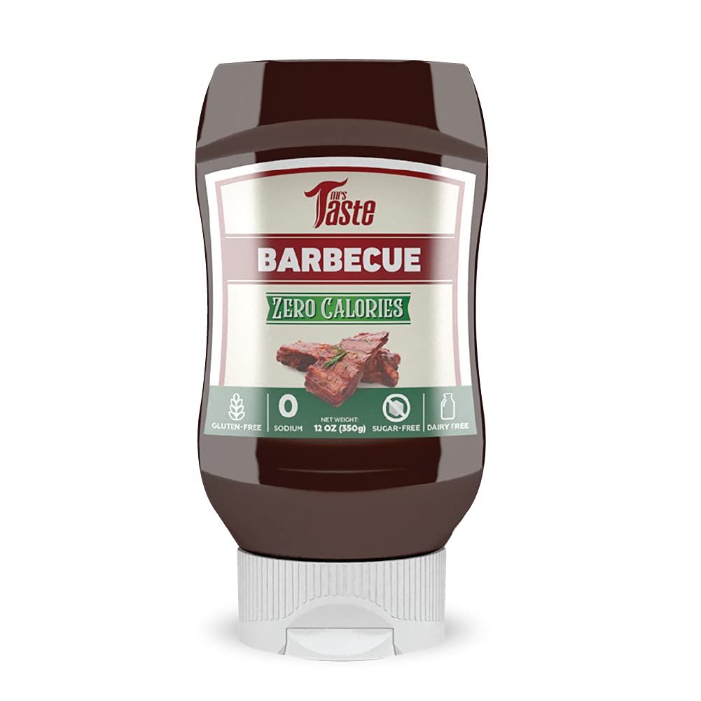 Mrs Taste Sugar Free BBQ, Zero Calories, Zero Sodium, Zero Sugar, High Fiber, Keto Friendly, Paleo Friendly, Condiments and Sauces (12 oz, BBQ)