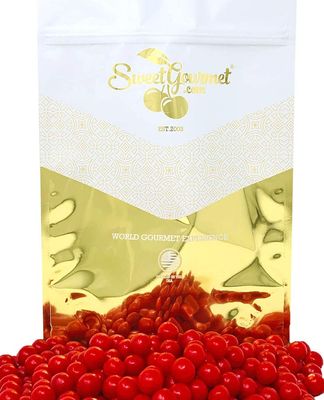 SweetGourmet Sweet and Sour Cherry Balls Chewy Bulk Candy 3 Pounds