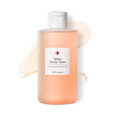 CU Dr. Solution Bifida Barrier Toner, Mild Korean Skin Care Toner for Face with Hyaluronic Acid and Ceramide NP for Moisturizing and Hydrating, 200ml (6.76 Fl. Oz.)
