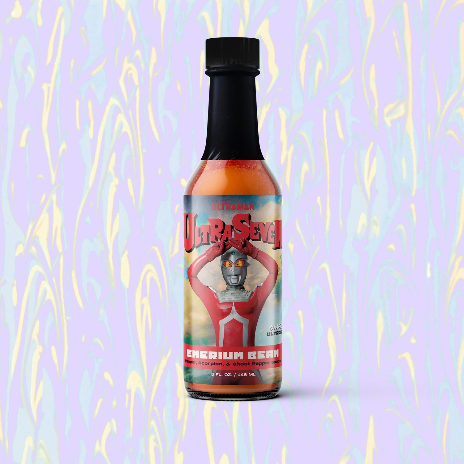JADE CITY FOODS Ultraman UltraSeven&#39;s Emerium Beam : Reaper, Scorpion, Ghost Pepper Sauce