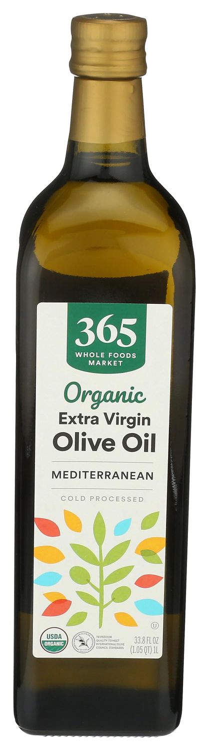365 by Whole Foods Market, Organic Extra Virgin Mediterranean Olive Oil, 33.8 Fl Oz