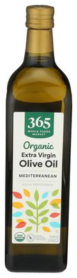 365 by Whole Foods Market, Organic Extra Virgin Mediterranean Olive Oil, 33.8 Fl Oz