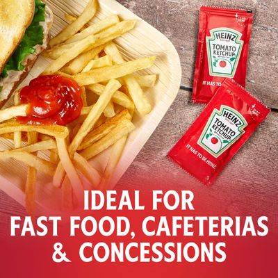 Heinz Ketchup Single Serve Packet (0.25 oz Packets, Pack of 750)