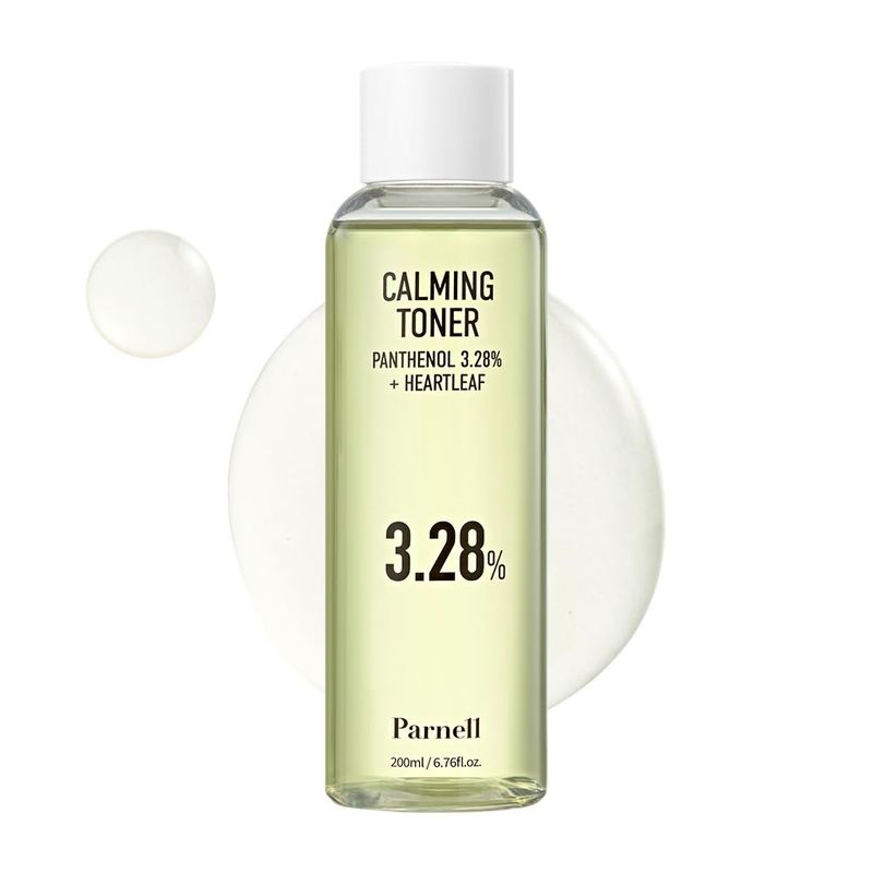 Parnell Panthenol 3.28% 200ml / 6.76 fl.oz. Heartleaf Calming Toner 200ml, Soothing Hydrating Toner, Korea Skin Care, Korea Beauty