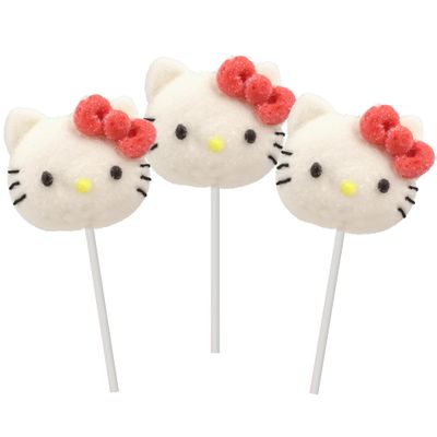 Jumbo Hello Kitty Marshmallow Pop, Individually Wrapped Lollipop, Easter Basket Stuffer Gift, 0.88 Ounces