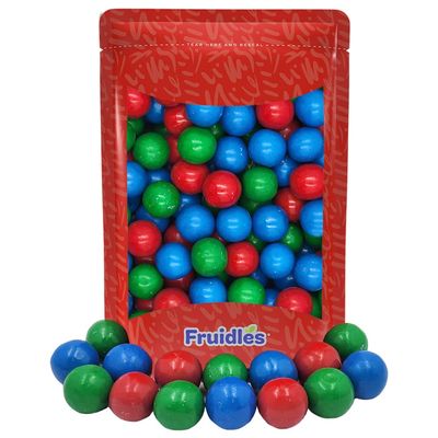 Fruidles Blow Pop Chewing Gum Balls Flavored Candy Buffet Treats, Machine Size Refills, Kosher Certified Parve, 1&quot; Inch (Half-Pound)