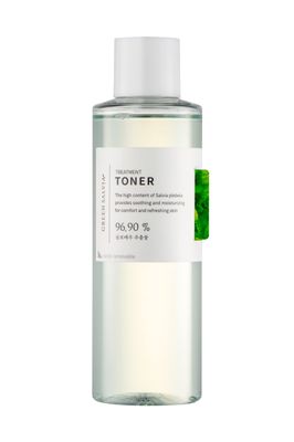 MEIDEME Green Salvia Treatment Toner - Farm-to-Face Beauty Vegan Korean Skincare Hydrating Soothing Refreshing Toner for All Skin Types Irritated Skin and Redness Relief (150ml)