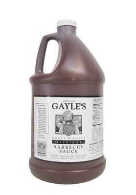 Gayle&#39;s Sweet &#39;N&#39; Sassy Original BBQ Barbecue Barbeque Sauce, 1 Gallon