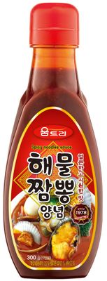 Woomtree Hot Soup base sauce Spicy Seafood Flavor 14.1 oz- Bottle Korean Food Easy korean food recipe