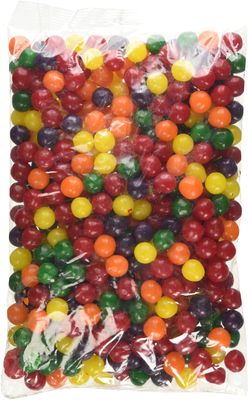 Sweet Candy Company Assorted Fruit Flavored Sour Ball Mix - Bulk Chewy Candy, Sour Cherry, Lemon, Grape, Tangerine, Apple, Flavored Variety Pack, Gluten Free, Kosher - 5 lb Bag