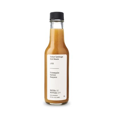 Seor Lechuga Hot Sauce - Hot Sauce Made from Carolina Reaper Peppers and Habanero Pepper - .003 Pineapple, Garlic, Reaper