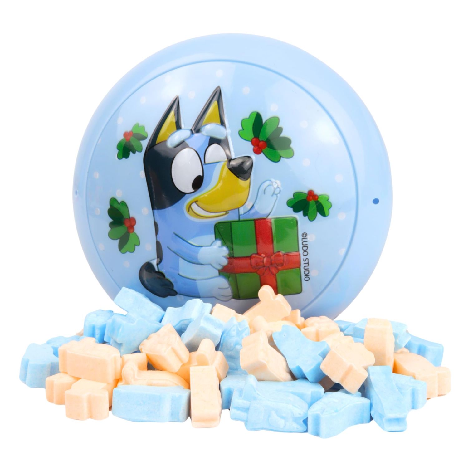 Galerie Bluey Candy Ball, Assorted Hard Candies, Christmas Stocking Stuffer Gifts, 1.59 Ounces