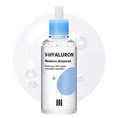 BY MERZY V-Hyaluronic Acid Moisture Ampoule - Hyaluronic Acid, Moisture Boost, Hydration Ampoule, Skin Soothing, All skin type, Serums, Korean Skincare (100ml/3.38 fl.oz.)