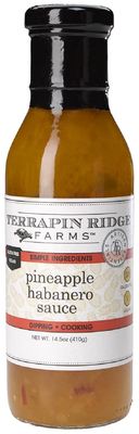 Terrapin Ridge Farms Pineapple Habanero Sauce - One 14.5 Fluid Ounce Bottle