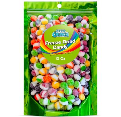 Freeze Dried Sour Candy (10oz) By Primary Colors Candy