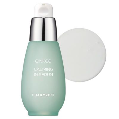 CHARMZONE Ginkgo Calming-in Serum - Korean Skincare for Sensitive Skin Soothing &amp; Hydrating Face Serum with Ginkgo Leaf Extract &amp; Flavonoids for Protection &amp; Revitalization (1.01 fl oz /30 ml)