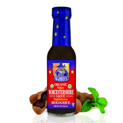 The Wizards Organic Vegan Worcestershire Sauce - Organic Worcestershire Sauce, Vegetarian Worcestershire Sauce, Vegan Fish Sauce - 5 Fl Oz